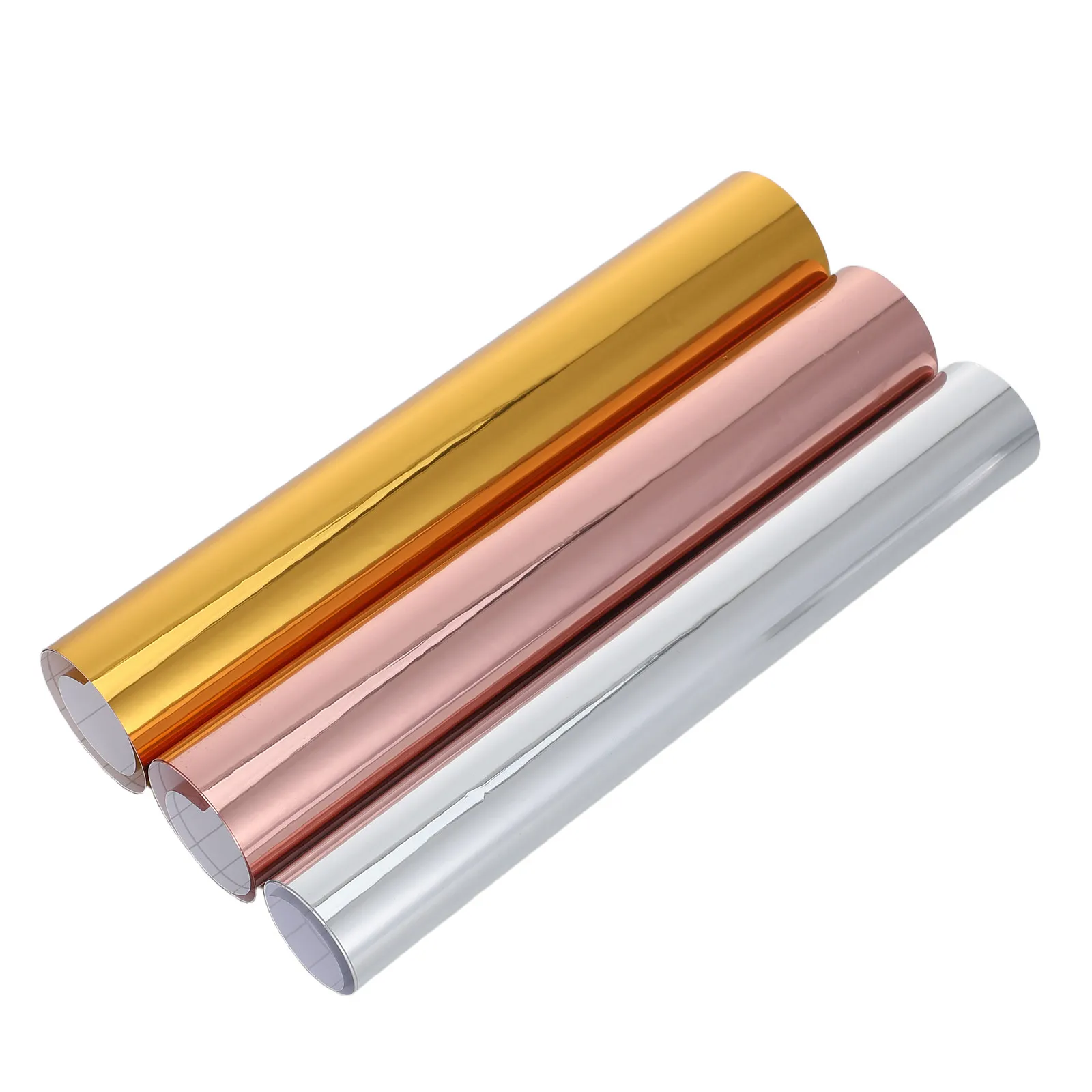 3 Rolls Self Adhesive Vinyl Film Permanent Adhesive Vinyl for DIY Crafts Transfer on Fabric T Shirts Cups Glass Cotton Polyester