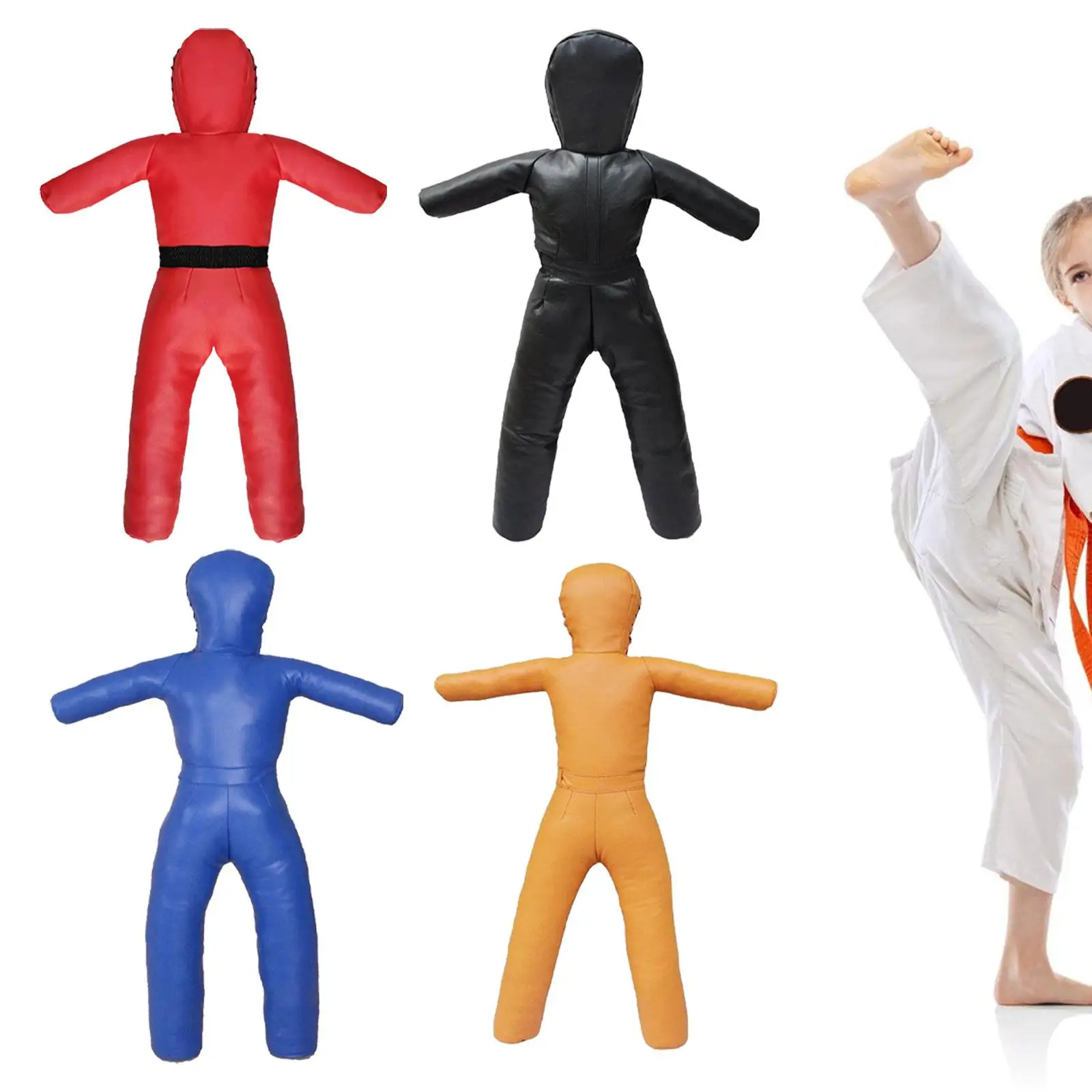 

Kids Grappling Dummy Unfilled 120cm Thickened Boxing Dummy Cover for Taekwondo Mma Training Training Kickboxing Muay Thai