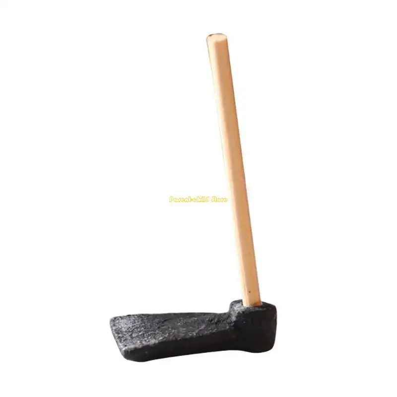 

WXTD 1:12 Exquisite Mini Hoe/Straw Bales/Firewood/Rubber Shoes/Carts/Fireplace Model