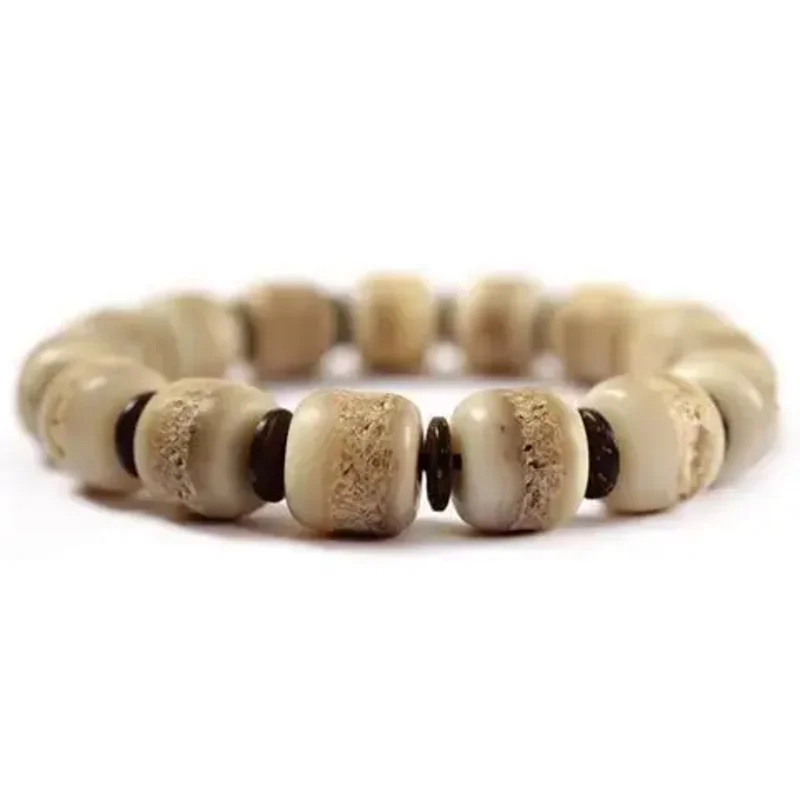 Anglang Tibetan yak bone bracelet Gabala Lungu Buddha beads bone products literary play rosary bone gifts for men's handstring