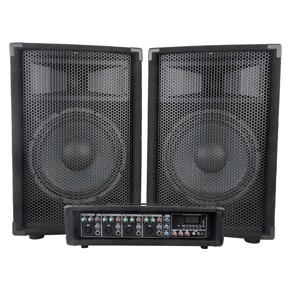 Accuracy Pro Audio PPS410L-BT Professional Pa DJ Sound System With Amplifier For Sale