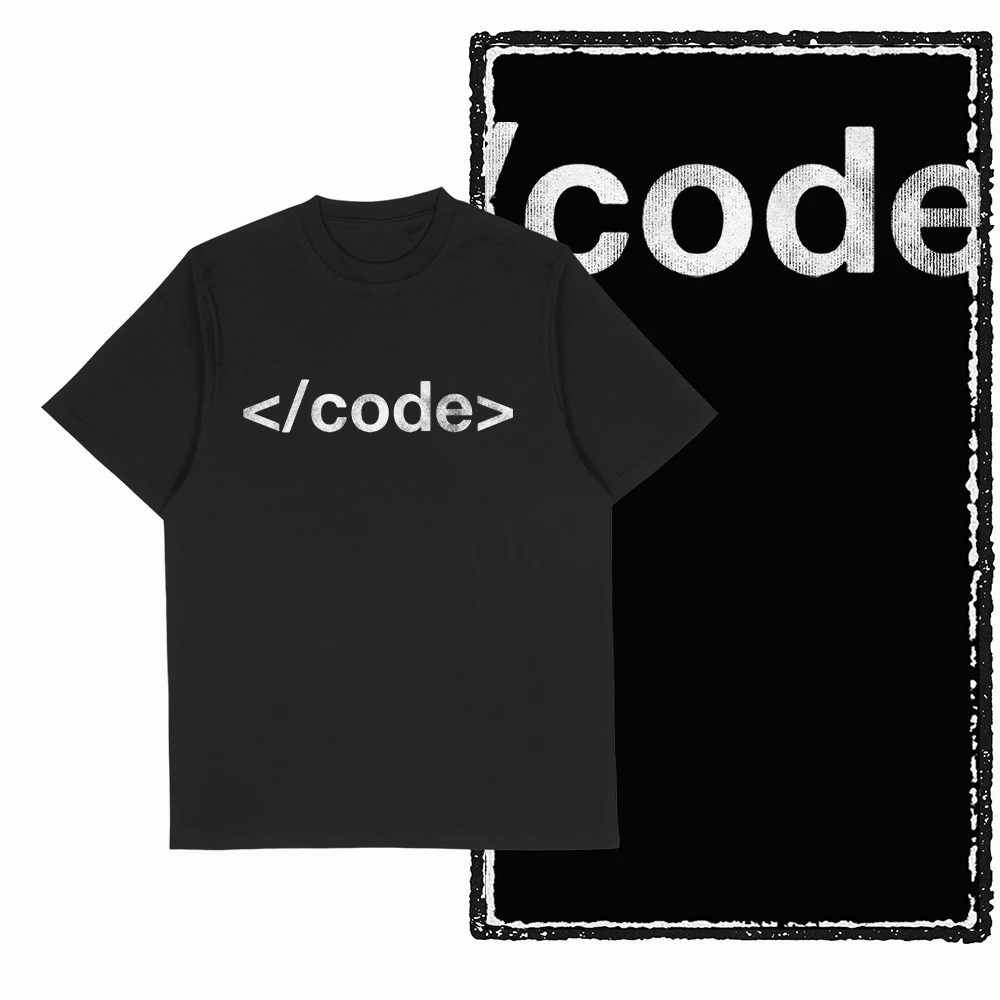Coolmind ZB1 PROGRAMMER Big size Cotton Exclusive Graphic Men T shirt for men Cool BLACK men's novelty tee shirt