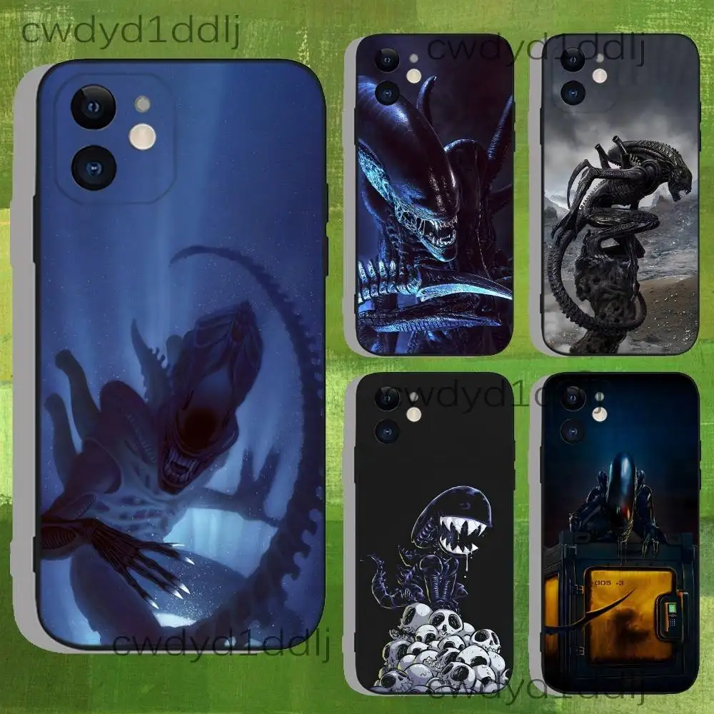 

A-ALIEN Earth Romulus Phone Case For iPhone 15,16,17,13,14,11,12,Pro,Max,Plus,E,Air,Mini Non-Slip Soft Fundas