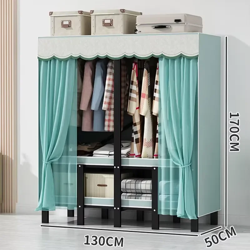 Foldable hangers, various styles, portable bedroom wardrobes, no need to assemble thickened hard clothing storage bags