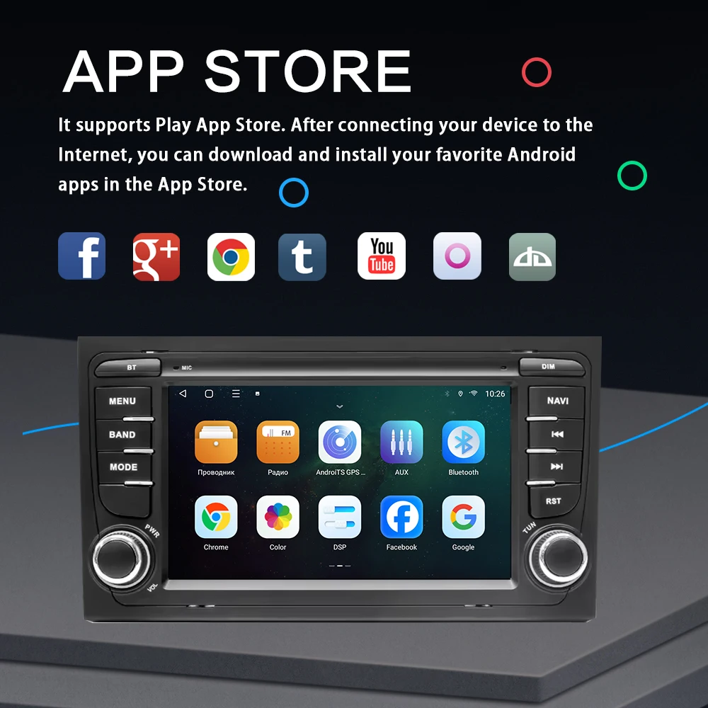 LELV راديو السيارة الاندورويد لأودي A4 B6 B7 H8 S4 RS4 2000 - 2006 اللاسلكية Carplay السيارات الصوت مشغل ستيريو الوسائط المتعددة شاشة 7 بوصة