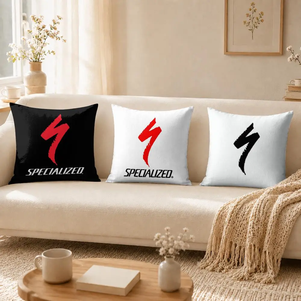 Brand S-SpecializedE Cushion Cover Soft Short Plush Double-Sided Printing Home Decor Cozy Sofa Pillow Case Fine Gift