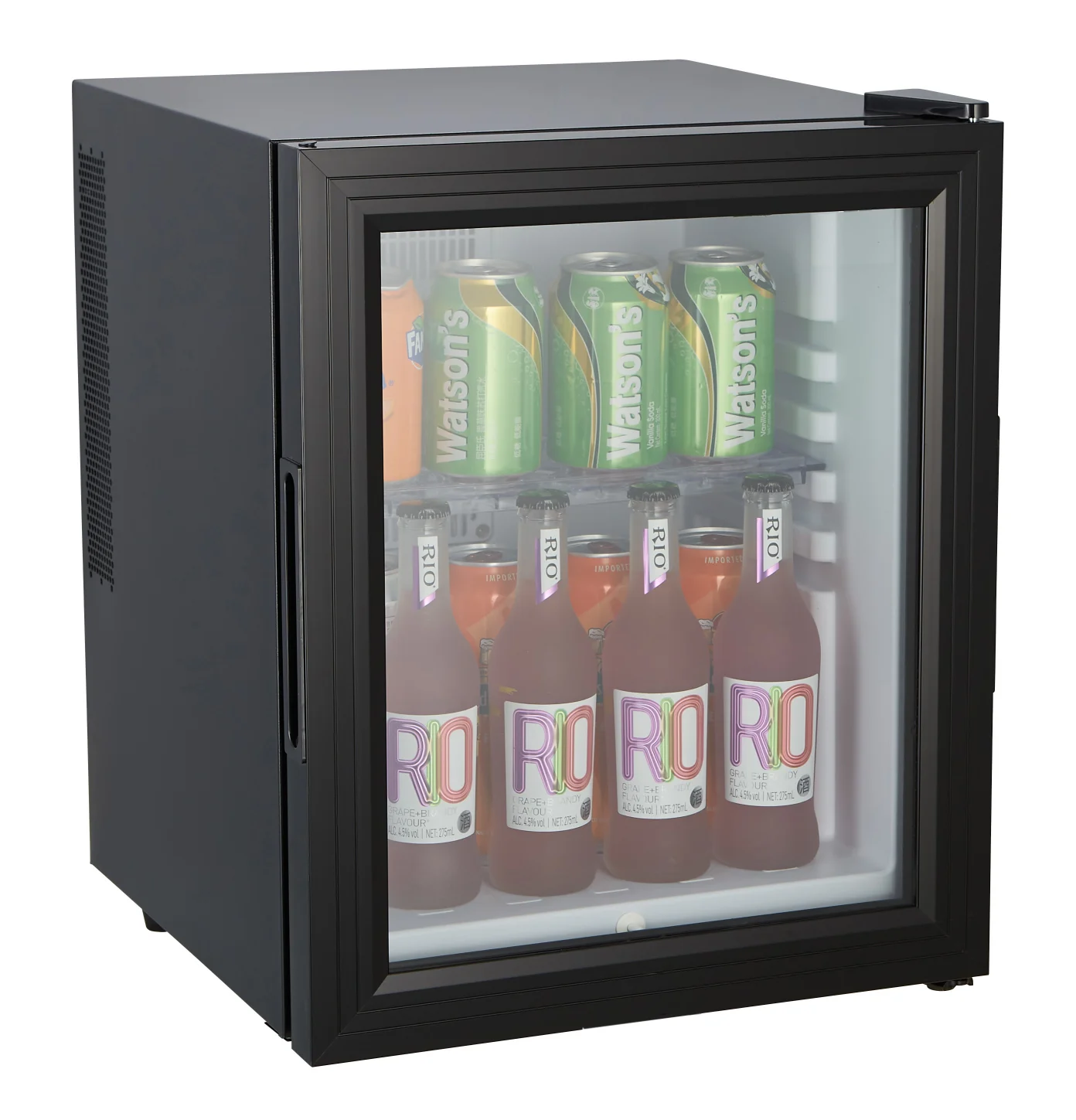 30L New Portable Glass Door Thermostatic Hotel Mini Refrigerator Energy Saving Eco-Friendly Without Compressor