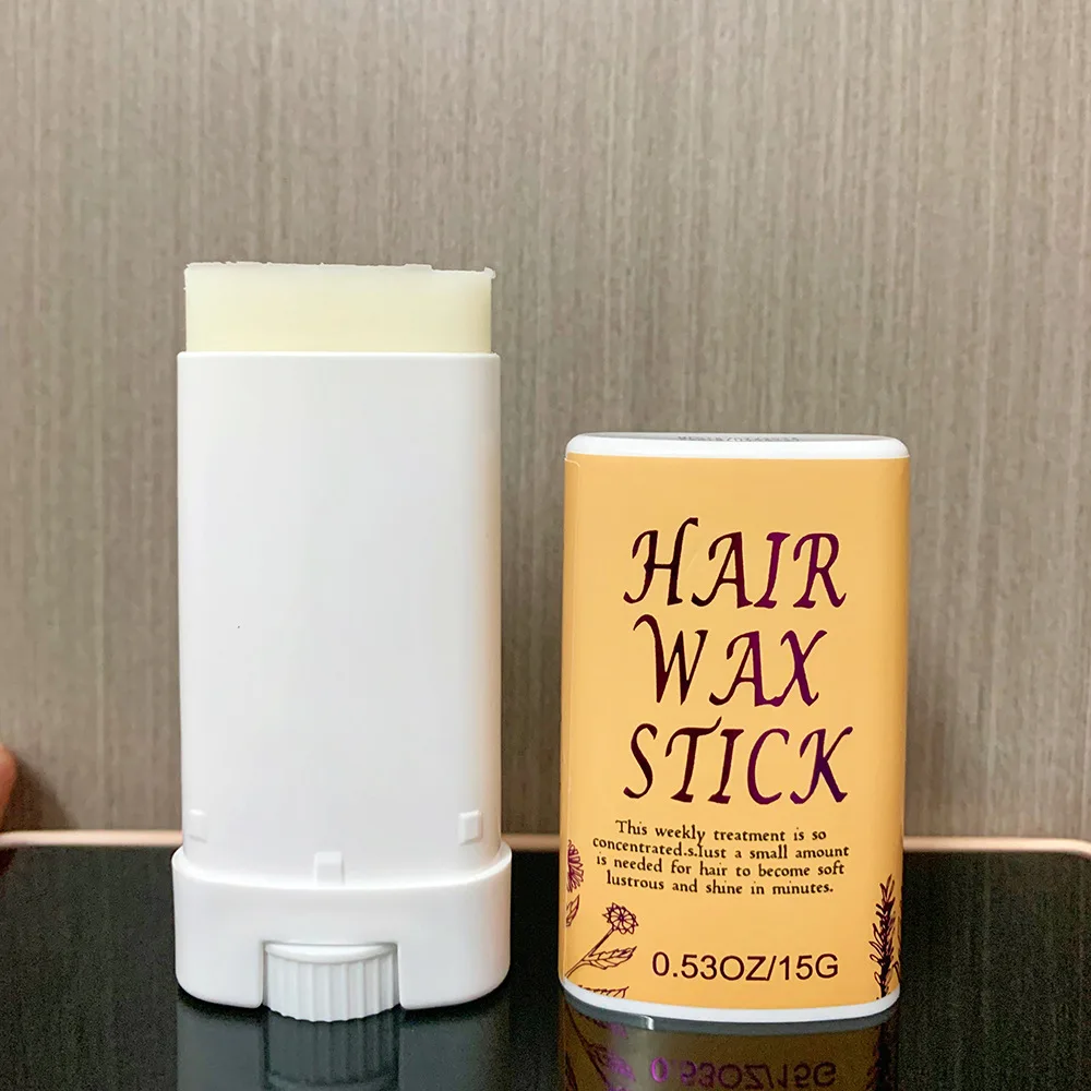 

15g Flyaway Hair Wax Stick - Control Frizz & Baby Hairs, Smooth Edges, Add Shine, Portable Styling Balm for Men Women