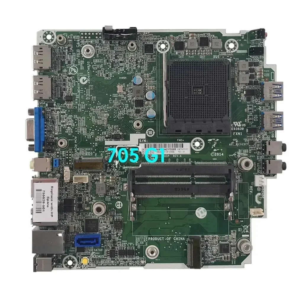 

Для материнской платы HP 705 G1 754910-001 755528-501 755528-001 755528-601 материнская плата 100% протестирована, полностью работает