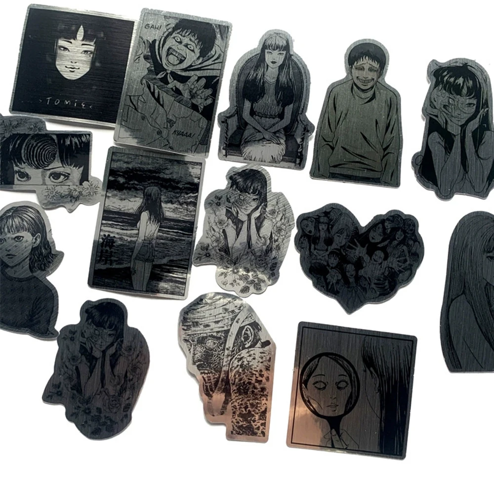 10/30/50pcs Laser Horror Anime Tomie Stickers Aesthetic Decals Laptop Phone Car Phone Cool Decoration Waterproof Sticker Kid Toy image 6
