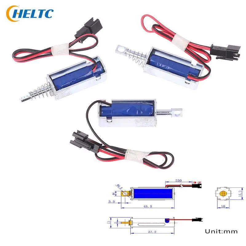 1pcs SM0537-1 Electromagnetic Lock DC 6V/12V/24V Magnetic Lock Electric Lock 1.5A/2A/1.2A Lock Linear Solenoid