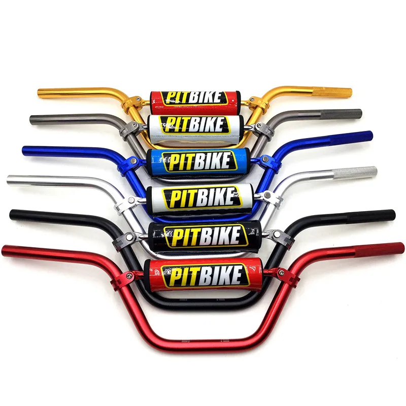 Voor Dirt Pit Bike Chinese Motor Bike ATV 22mm Stuur 7/8 "Handvat Bar Motorcycle Motocross Moto Stuur aluminiumlegering 4 kleur - afbeelding 2