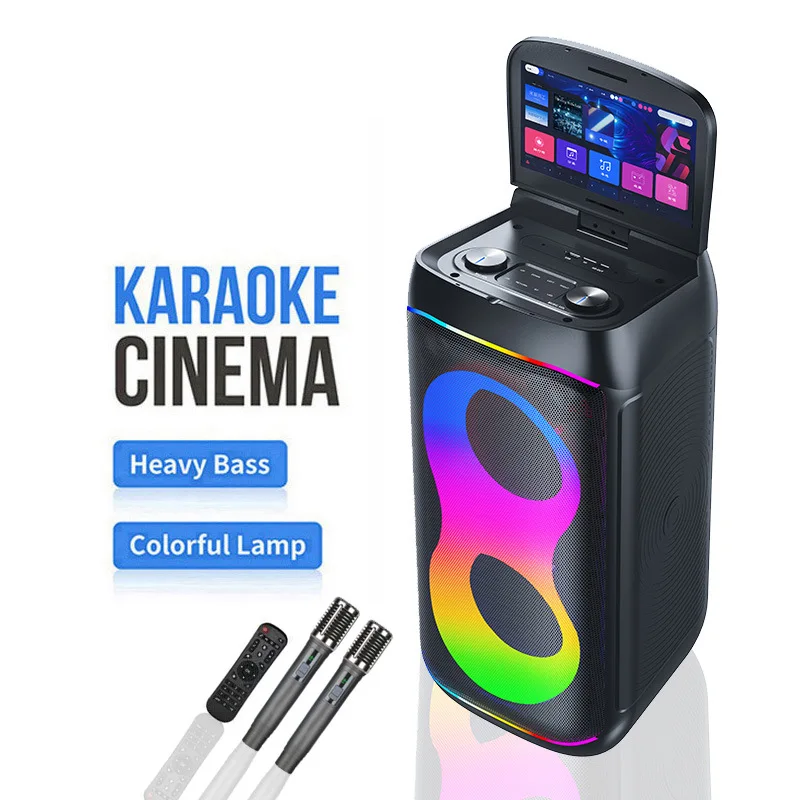 GD-1066 New Product Lanterns Bluetooth Square Dance Audio With Display Speaker Portable With Screen Mobile Pentium
