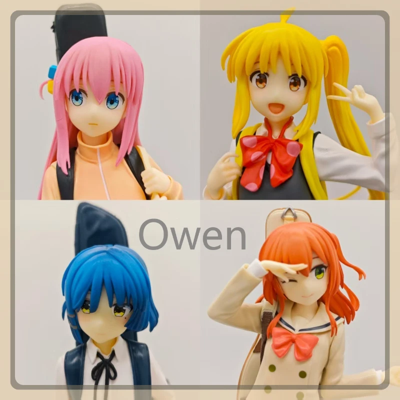 Figura de acción de la chica de la banda Ijichi Nijika, Anime BOCCHI THE ROCK Stand Gotoh Hitori, Yamada Ryo, modelo de colección de PVC, juguete para regalo
