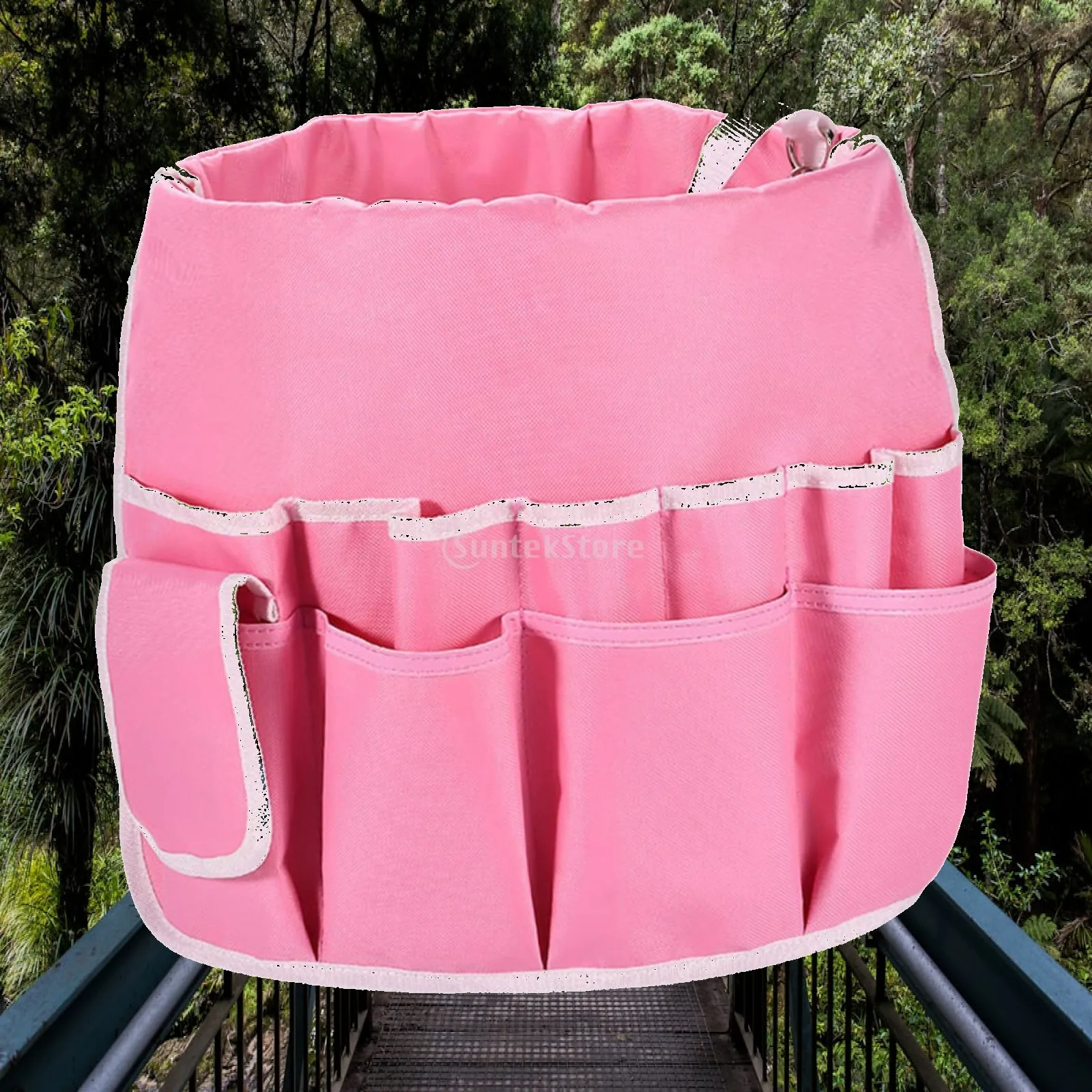 

Portable Tool Carrier Bucket Organizer Waterproof Multi Pockets Handbag for Garden Tools