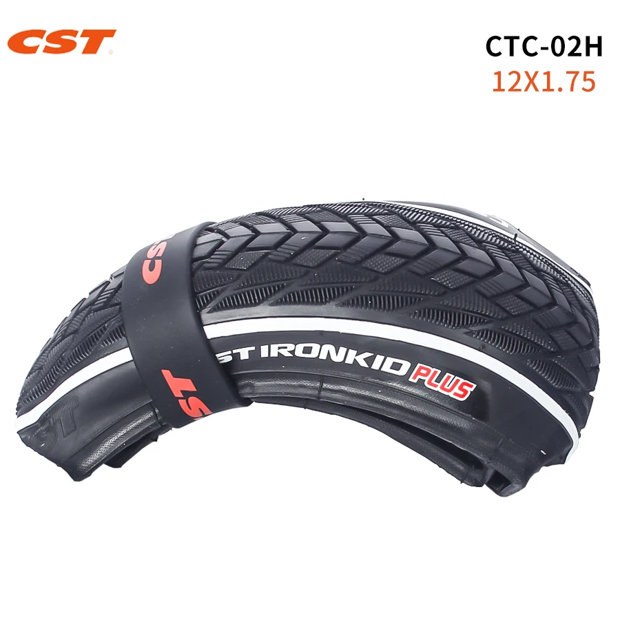 CST 12 inch Bicycle Tire CTC-02H Children Balance Bike Folding Tire with Tube 12x1.75 44-203 120TPI Kids Bike Wheel Tyres