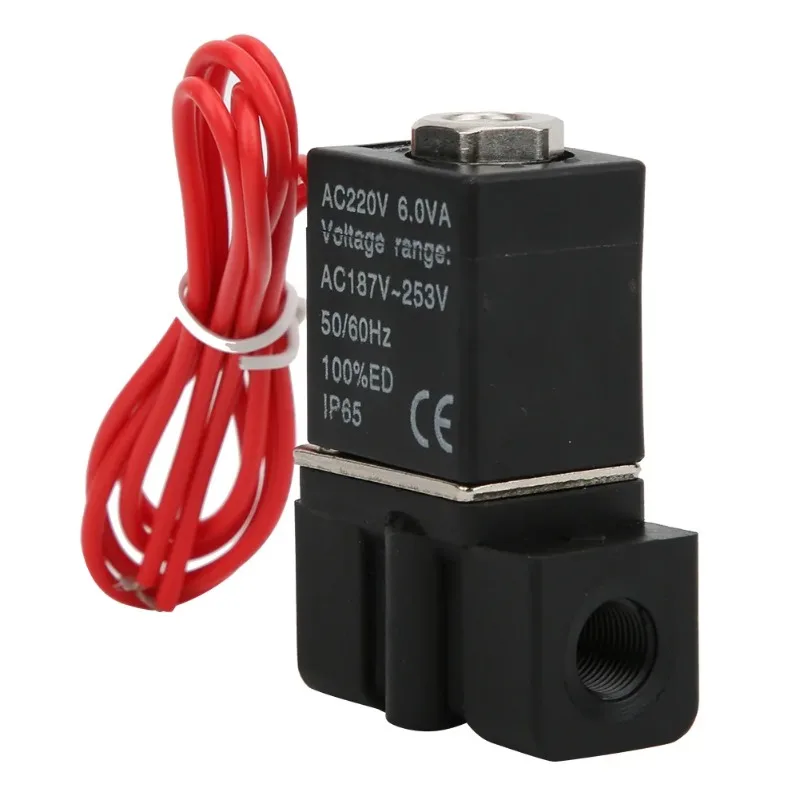 Water solenoid valve dustproof 1/8 inch IP-65 normally closed two-way gas solenoid valve for more secure connection to air