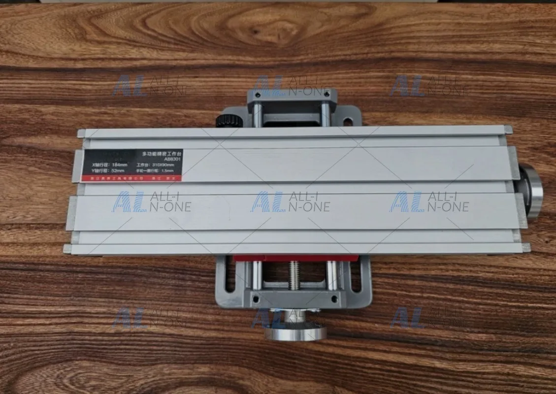 AB8303 X Y Axis Mini Bench Cross Slide Vise Table Mini Aluminium Milling Drilling Fixture Worktable 1pc