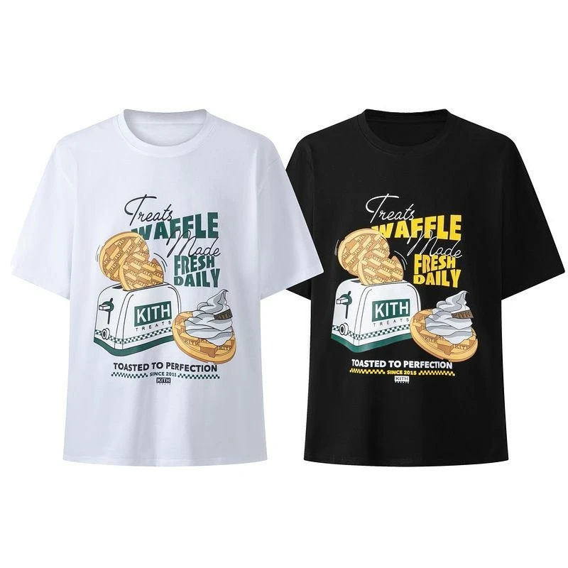 

American Summer Popular New Printing Casual Handsome Letter Short Sleeve with The Same Loose Round Neck T-shirt Trend