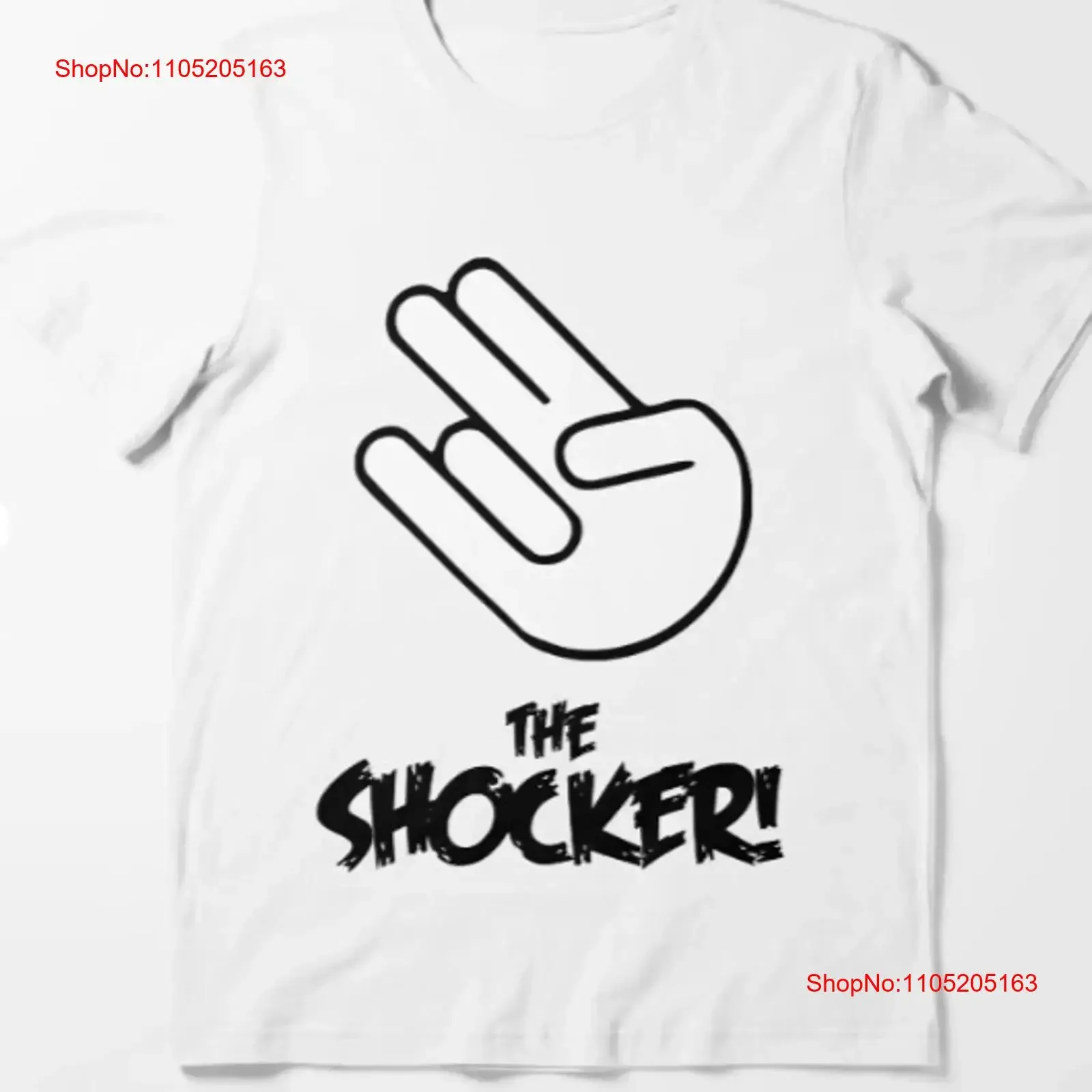 

Футболка The Shocker Essential, винтажная стираная мягкая уличная одежда, повседневный универсальный эластичный стильный топ с графическим рисунком для повседневной носки