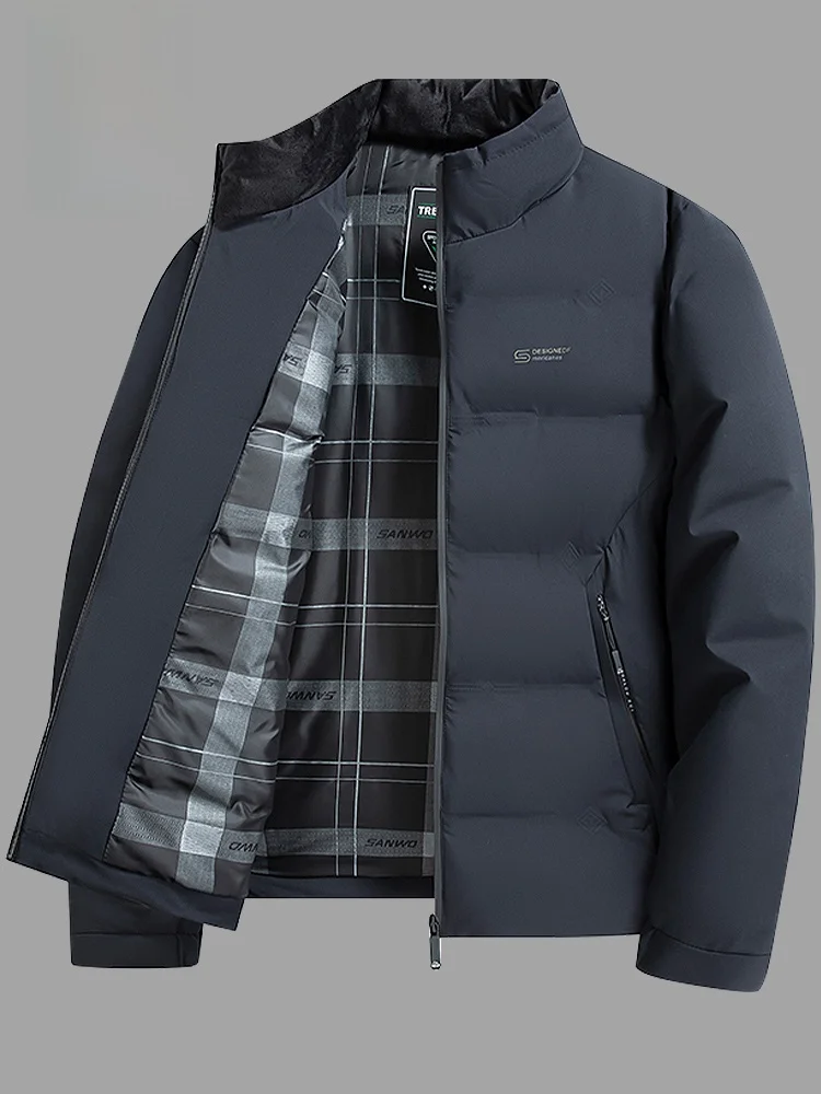 

Мужская утепленная хлопковая куртка Lormen: повседневная, теплая, с воротником-стойкой, длинными рукавами, на молнии, в деловом стиле, для джентльменов