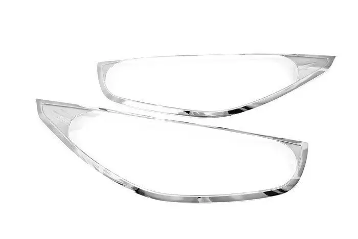 

High Quality Chrome Head Light Cover for Hyundai ix35 Tucson 2010 Up Free Shipping