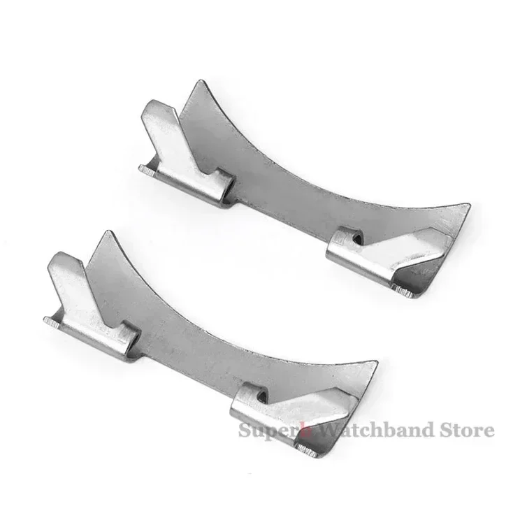 2PCS ปลายโค้งอะแดปเตอร์สําหรับ Seiko SKX007 009 12/14/16/18/19/20/22 มม.สําหรับ Rolex สแตนเลสนาฬิกาอุปกรณ์เสริม