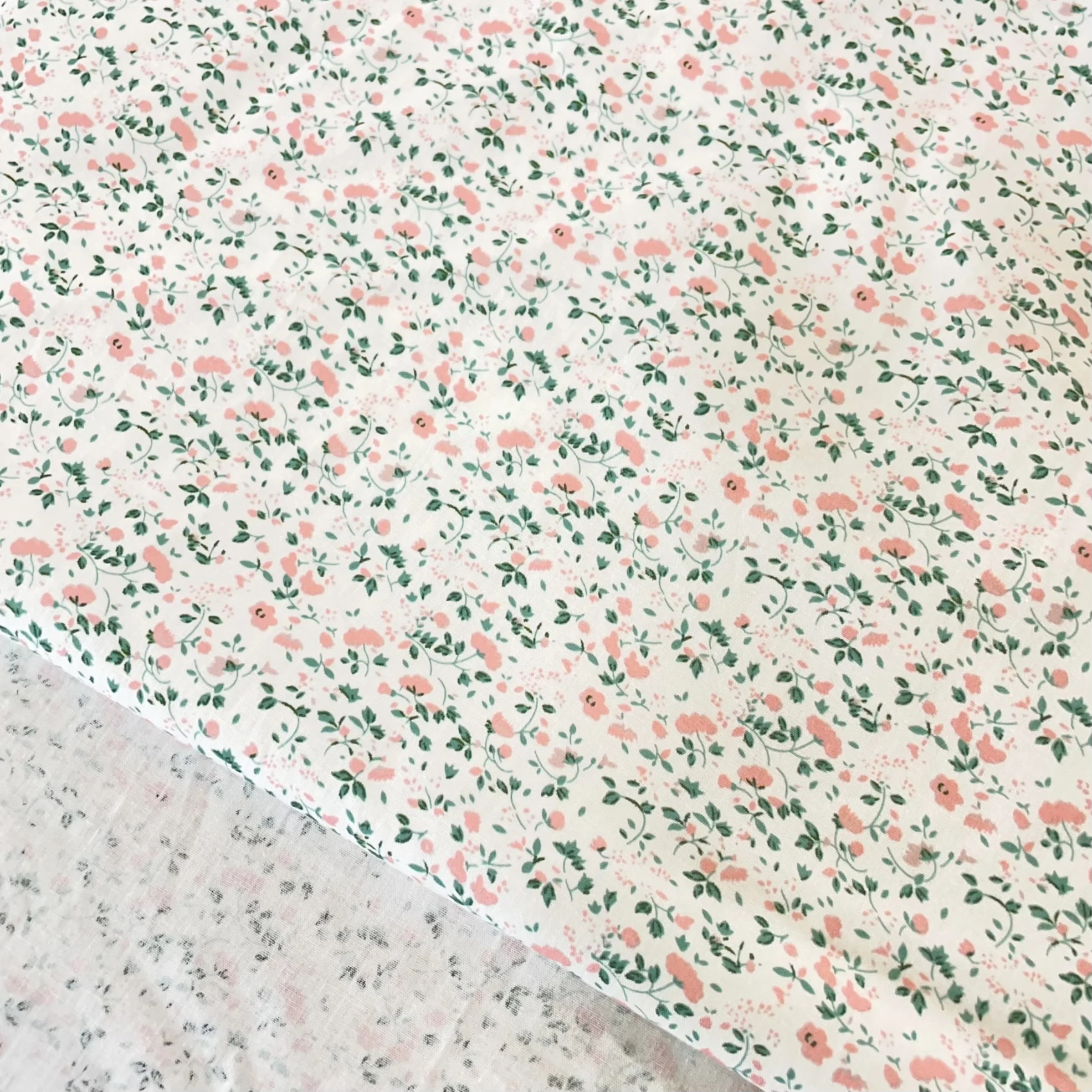 綿 100% 花柄生地ソフトピンク小花プリント縫製材料ベビー - Baby Clothing Sewing のレビューと価格
