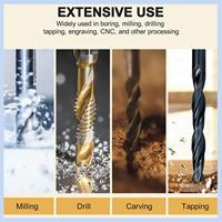 MLGB-7Pcs ER11 1-7Mm Spring Collets With ER11A 5Mm Motor Shaft Holder Extension Rod