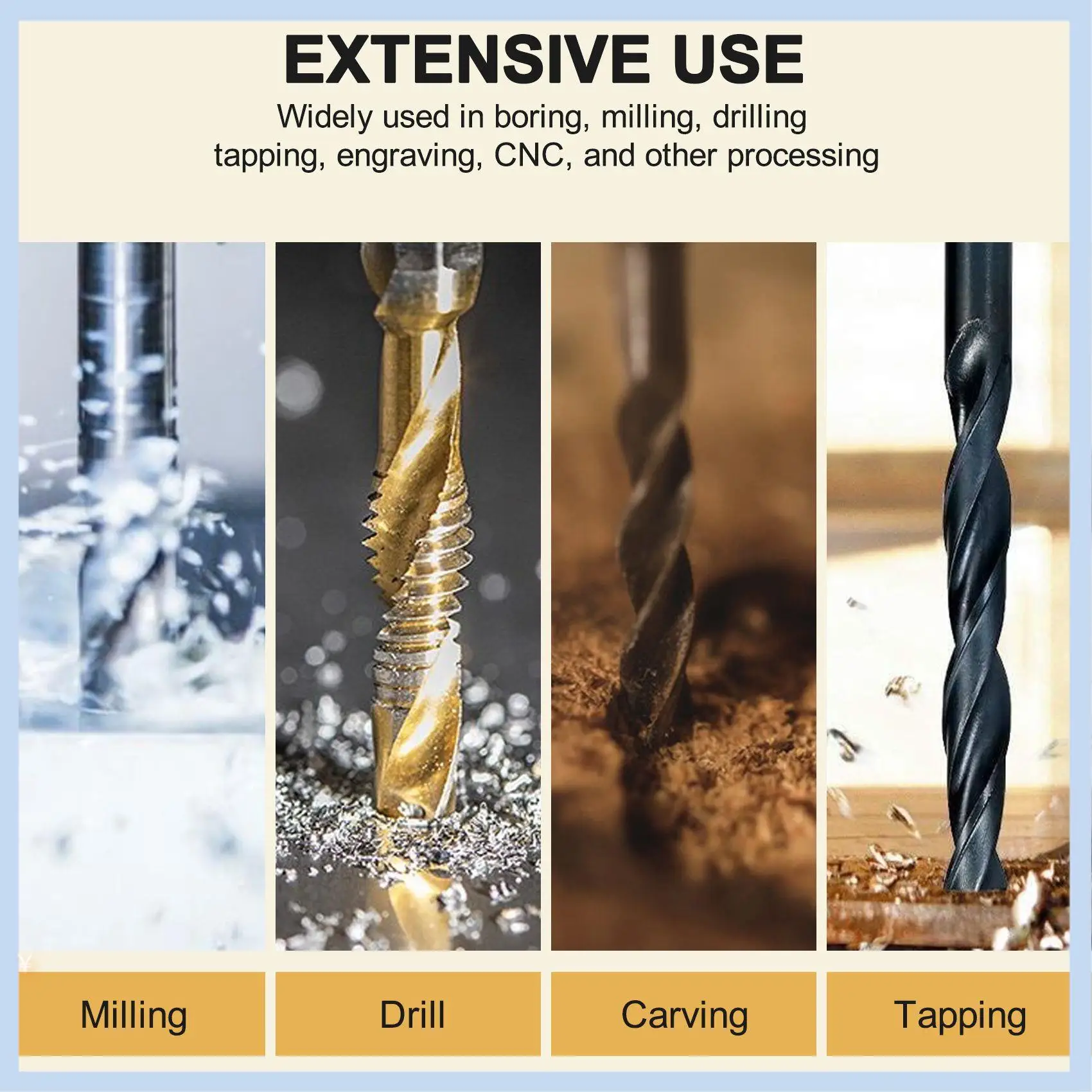 MLGB-7Pcs ER11 1-7Mm Spring Collets With ER11A 5Mm Motor Shaft Holder Extension Rod