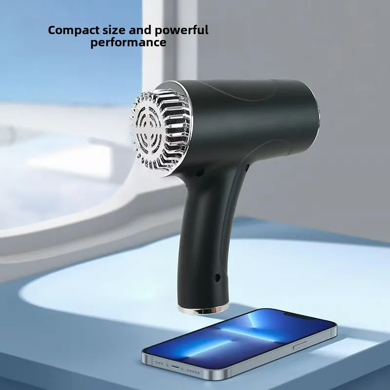 مجفف شعر لاسلكي محمول، مجفف شعر احترافي مع حماية من الحرارة الزائدة، شعر صغير عالي الطاقة، شعر أيون سالب