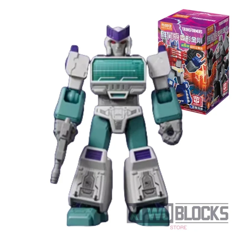 BLOKEES Transformers Assembly Bouwsteen GALAXY VERSIE 6 Beweegbare Model Ornamenten Megatron Pax Verjaardagscadeau