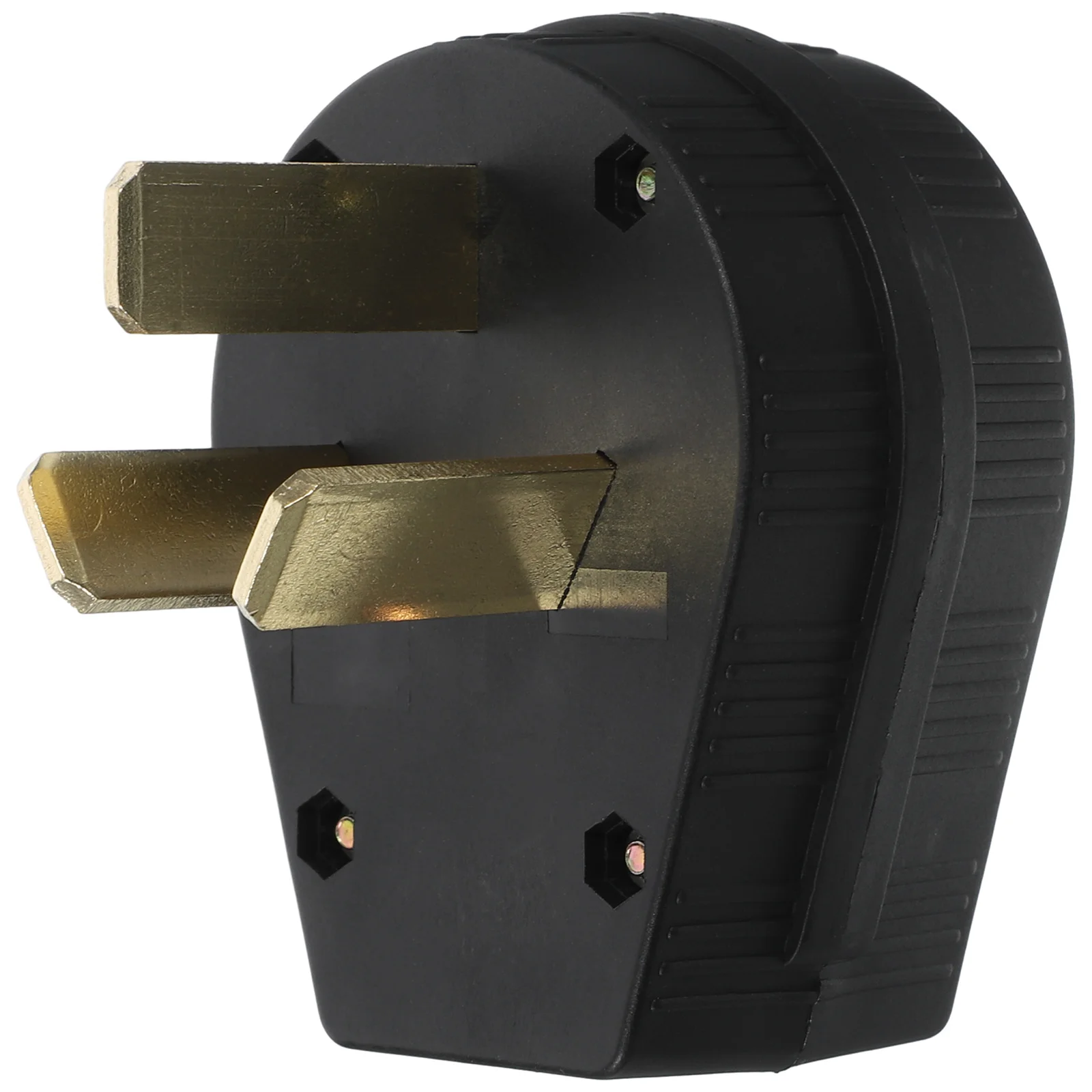 

10-50P 50Amp Dryer Replacement Plug 3 Prong Male Angle Connector for Generator Stove Range 125V 250V Industrial Commercial Use