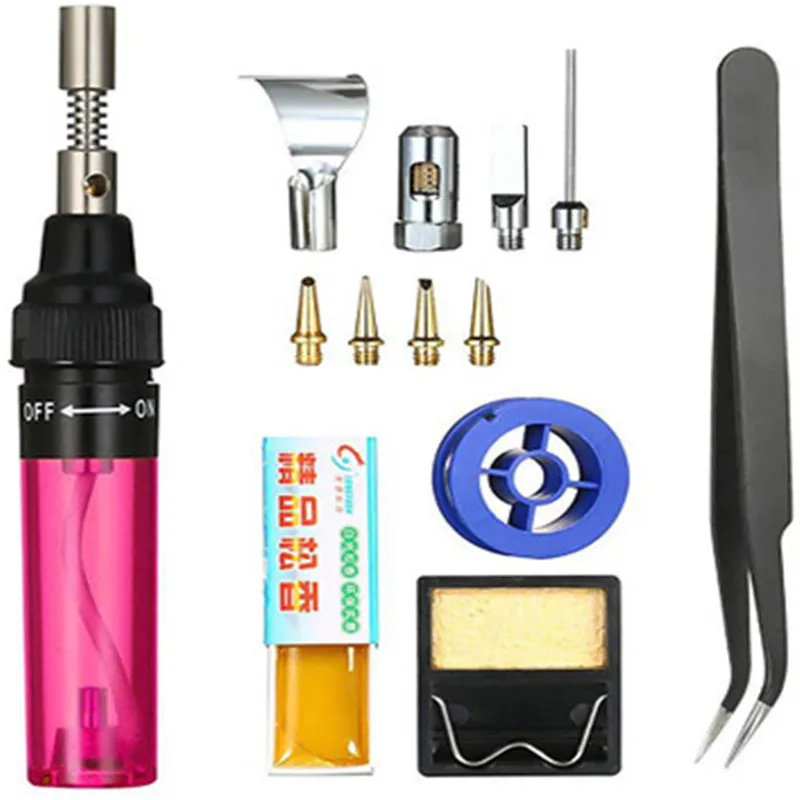 Portable Hold Gas Soldering Iron Electric Portable Triad Gas Welder Electric Tin Soldering Iron Wireless Universal Box-packed