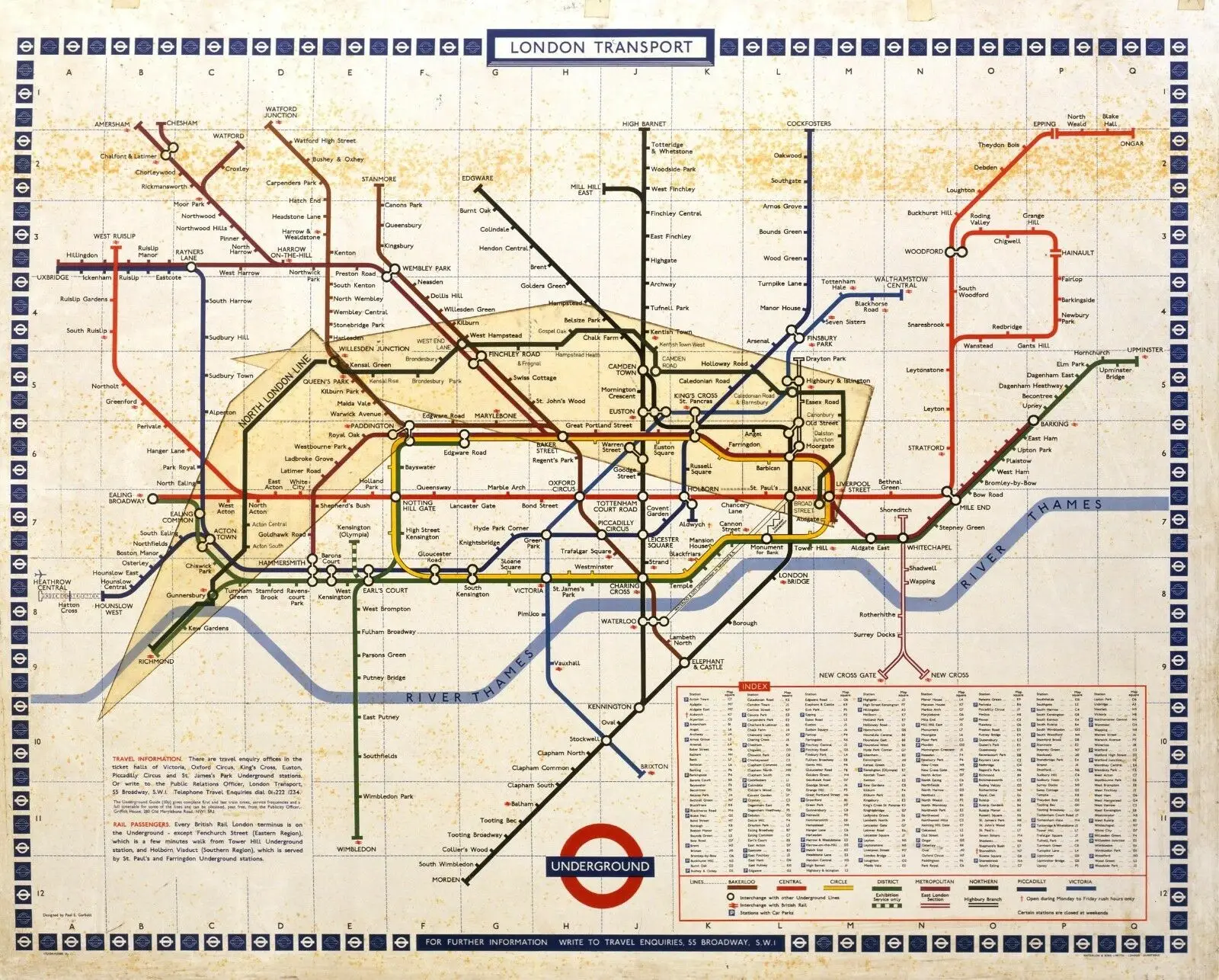 

Ретро-карта лондонских подземных труб, художественная пленка, Шелковый плакат, домашний Настенный декор 24x36 дюймов