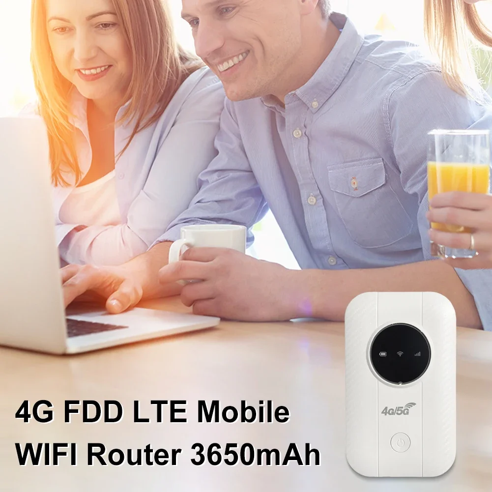 150Mbps 4G LTE Wireless Router Portable WiFi Hotspot 3600mAh Wide Coverage 4G Sim Card Pocket WiFi Router Wireless Modem