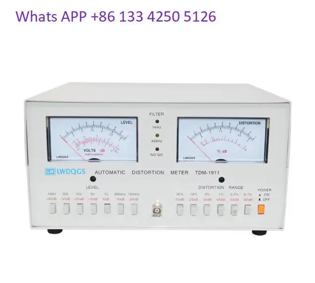 Medidor de Distorsión de Audio Automático TDM-1911 GAD-201G, 0.01% THD, 110V 220V, Instrumento de Medición con Rango de 30% (1 unidad)