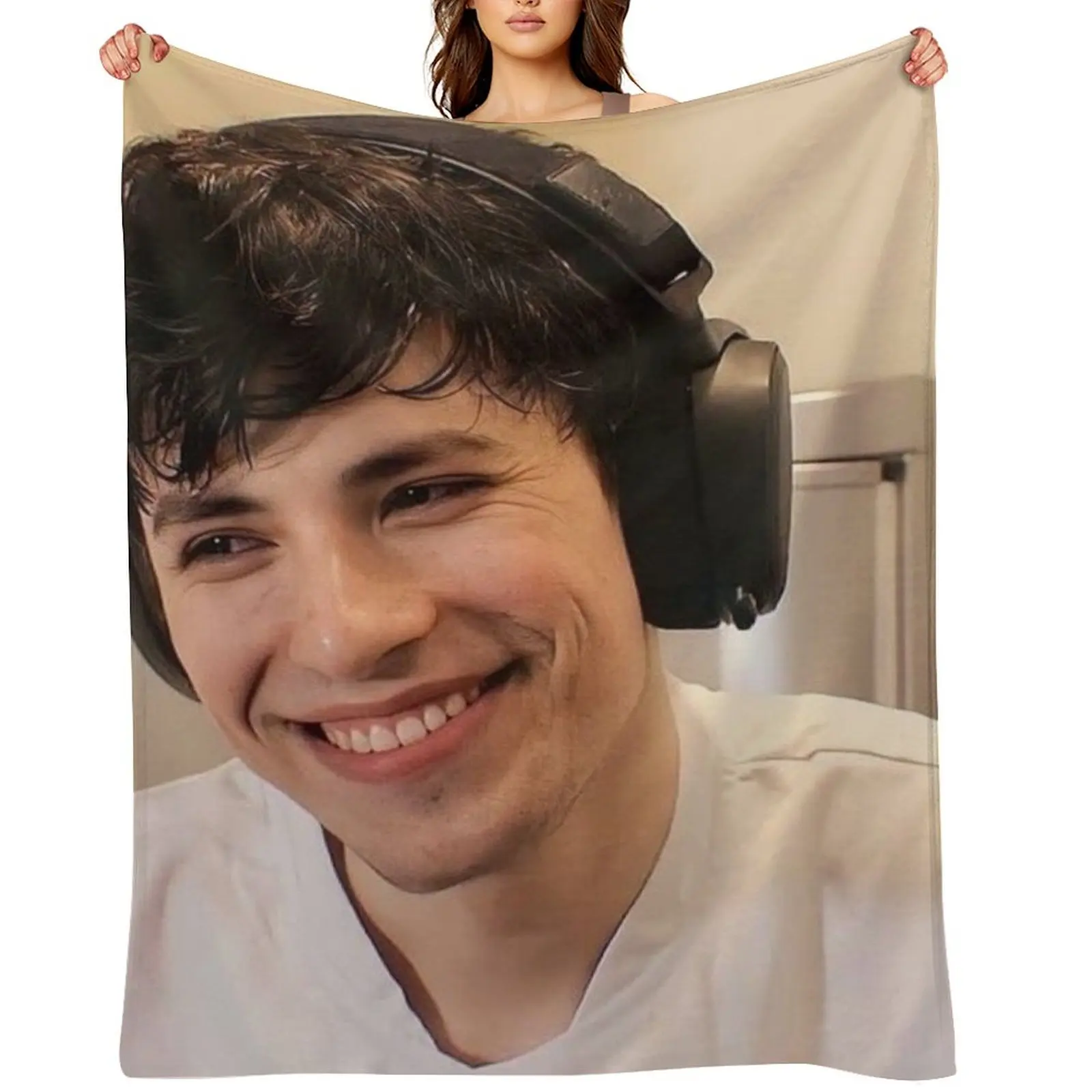 

GeorgeNotFound Throw Blanket for babies manga Decorative Beds Decorative Sofa Blankets