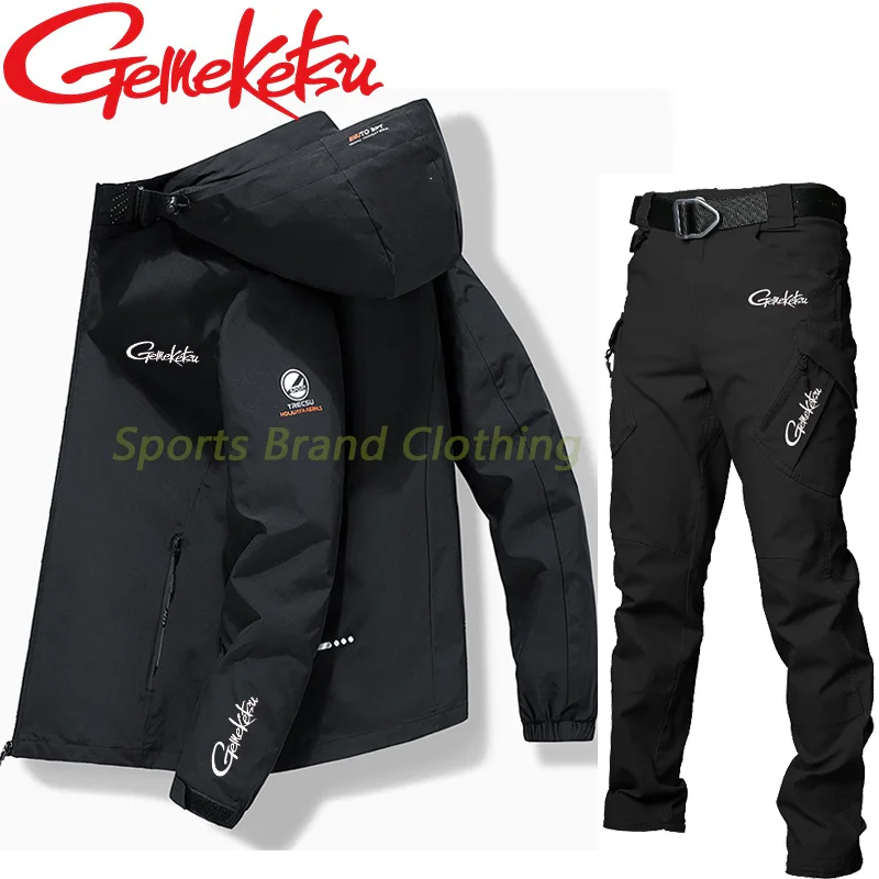 

Spring Autumn New Outdoor Men's Assault Suit Windproof Mountaineering Clothing Fashionable Sports Jacket Waterproof Fishing Suit