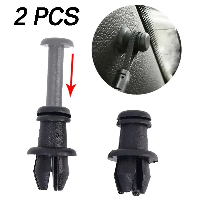 2pcs Car Trunk Lanyard Fixing Clip Parcel Shelf String Clips 1M6867574A For VW GOLF MK5 MK6 5 6 For Audi A4 A3 8P 8V Q3 Q5