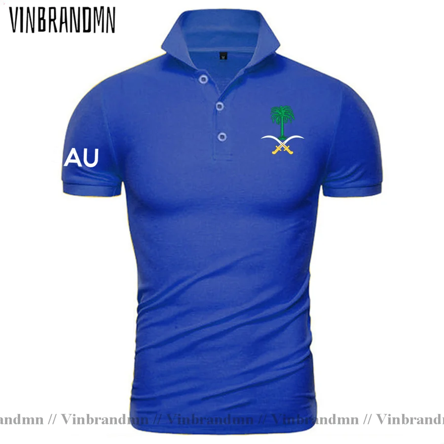 Saudi Arabia Saudi Arabian SA SAU Polo Shirts Mens Newest Fashion Shirts Brands Printed For Country 100% Cotton Nation Team Flag