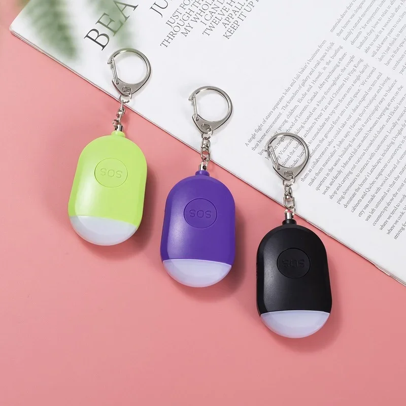 130dB สัญญาณเตือนป้องกันตนเองสำหรับผู้หญิงและเด็ก, ไซเรนป้องกันการโจมตีเพื่อความปลอดภัยส่วนบุคคล