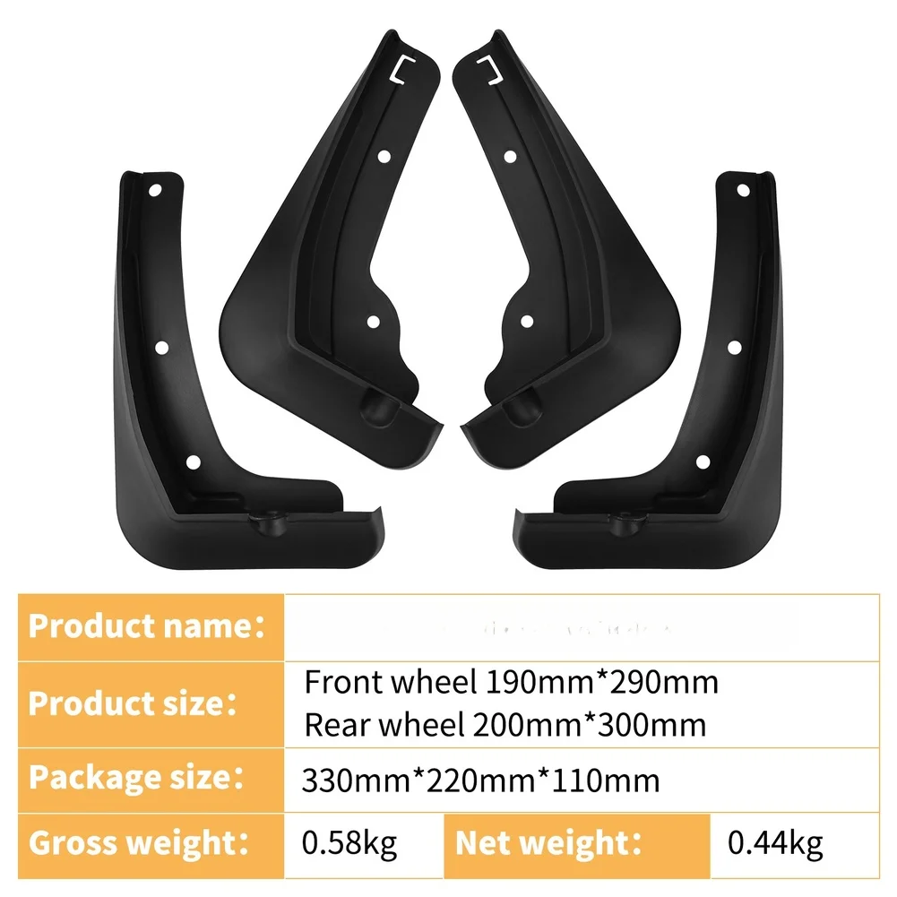 Front And Rear Mudguards Seltos X-Line Guards Easy Installation Mud Flaps Car Tire Protection Accessories Mudguards