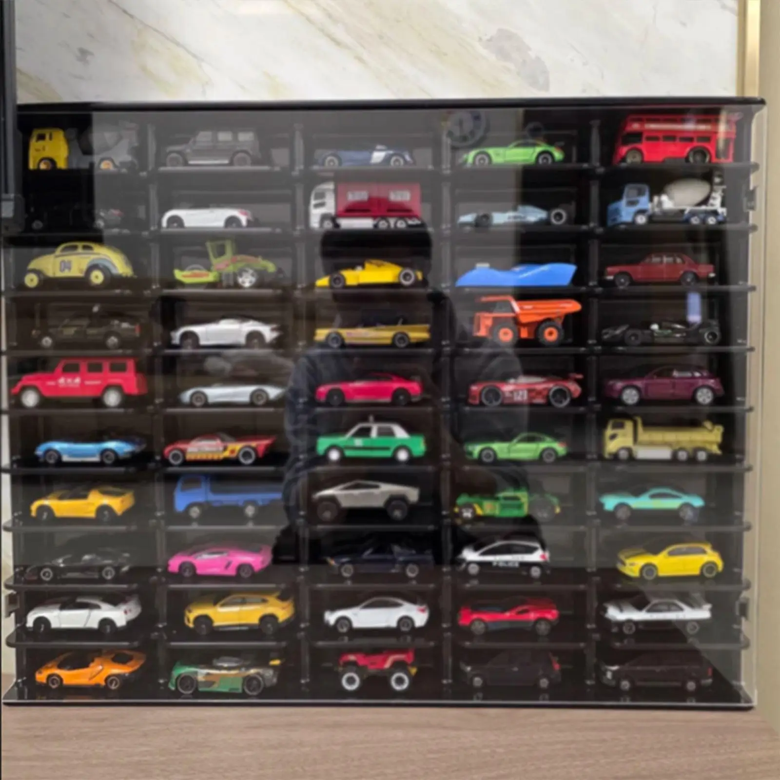 1/64 Model Car Storage Case Protection Durability Portable Sturdy Collectible