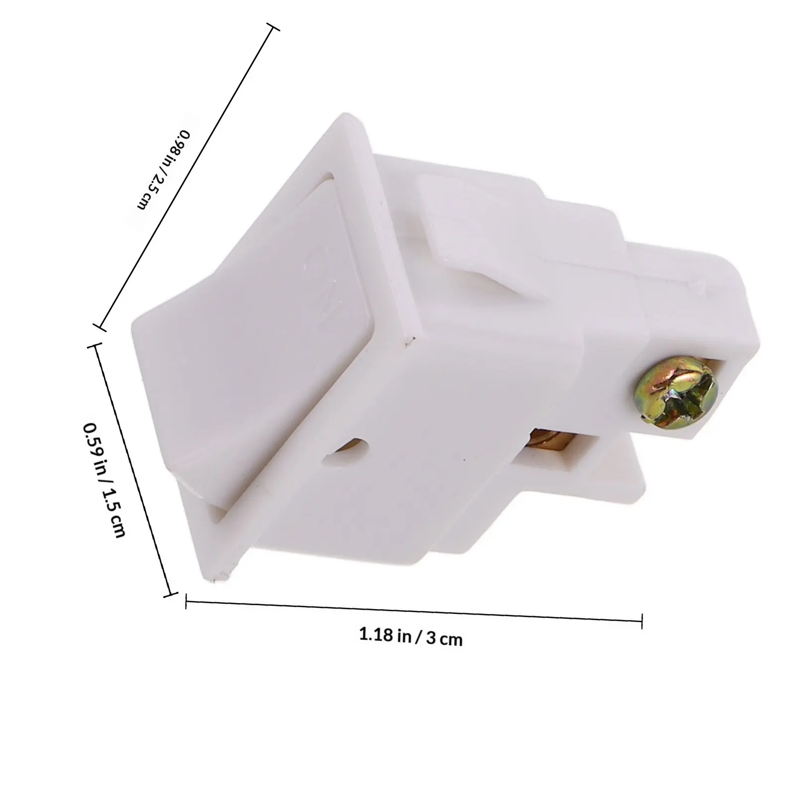 Bathroom Heater Switch Power Switch for Heat Lamp Fixture Multifunctional 10A Two-Pin Design Easy Install Safe Reliable Heating