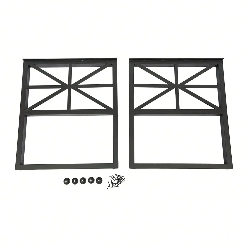 

2Pcs Table Legs,Replacement Metal Desk Legs,Heavy Duty Table Legs 24.02 X 27.95