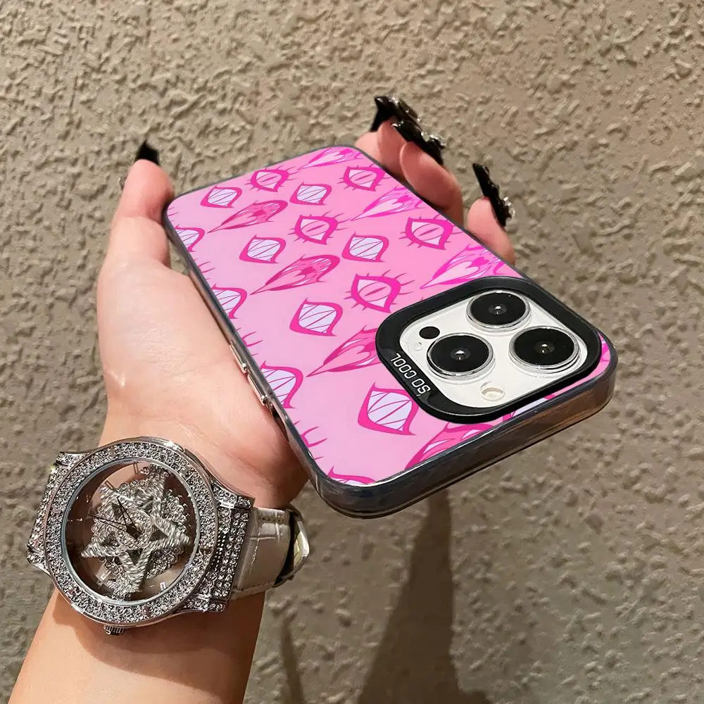 H-Helluva Boss قضية الهاتف المحمول آيفون 17 16 15 14 13 12 11 X XR XS 8 7 Pro Max Plus شفافة اللون واقية فاخرة