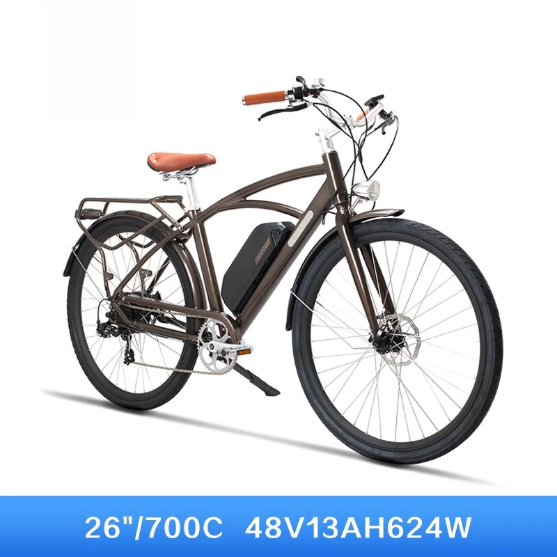 new Retro-Style Electric Assist Bike for Adults (Pedal-Equipped · High-Speed Urban · Long-Range Commuter)