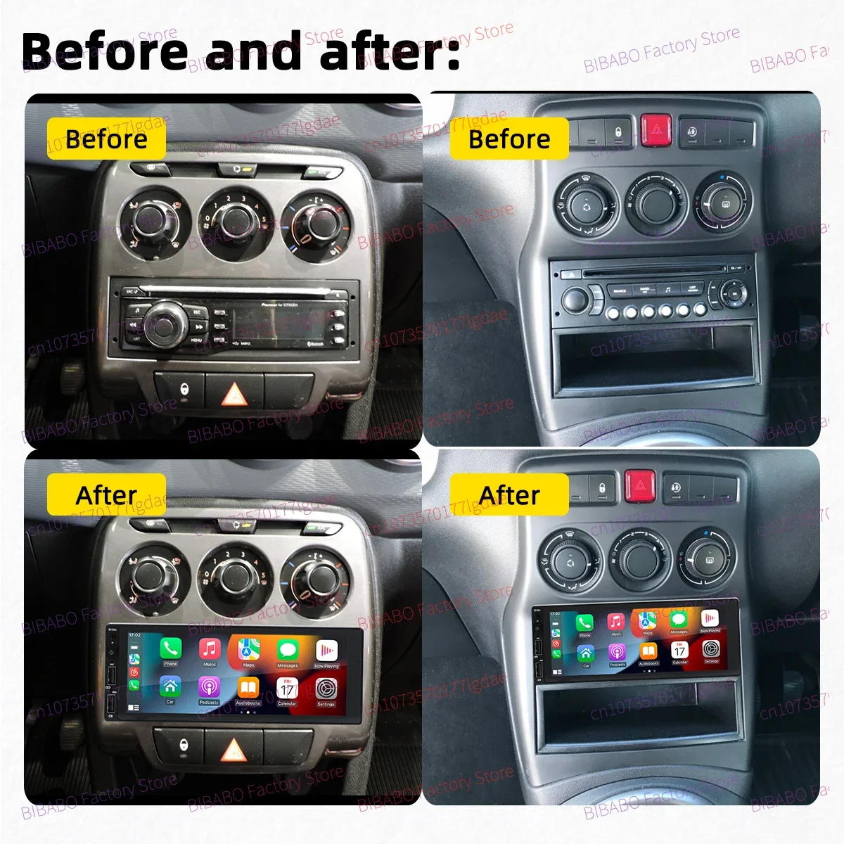 Android Car Multimedia for Citroen C3 Picasso Tendance 2009-2017 6.86