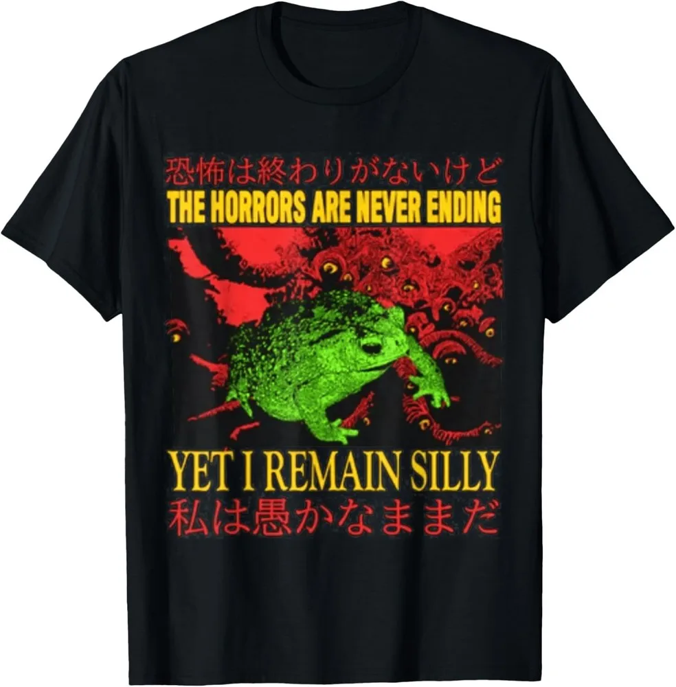 The Horrors Are Never ending yet Remain Silly Japanese Frog T-Shirt Hoodie